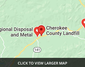 Cherokee County Landfill - Click to View Map